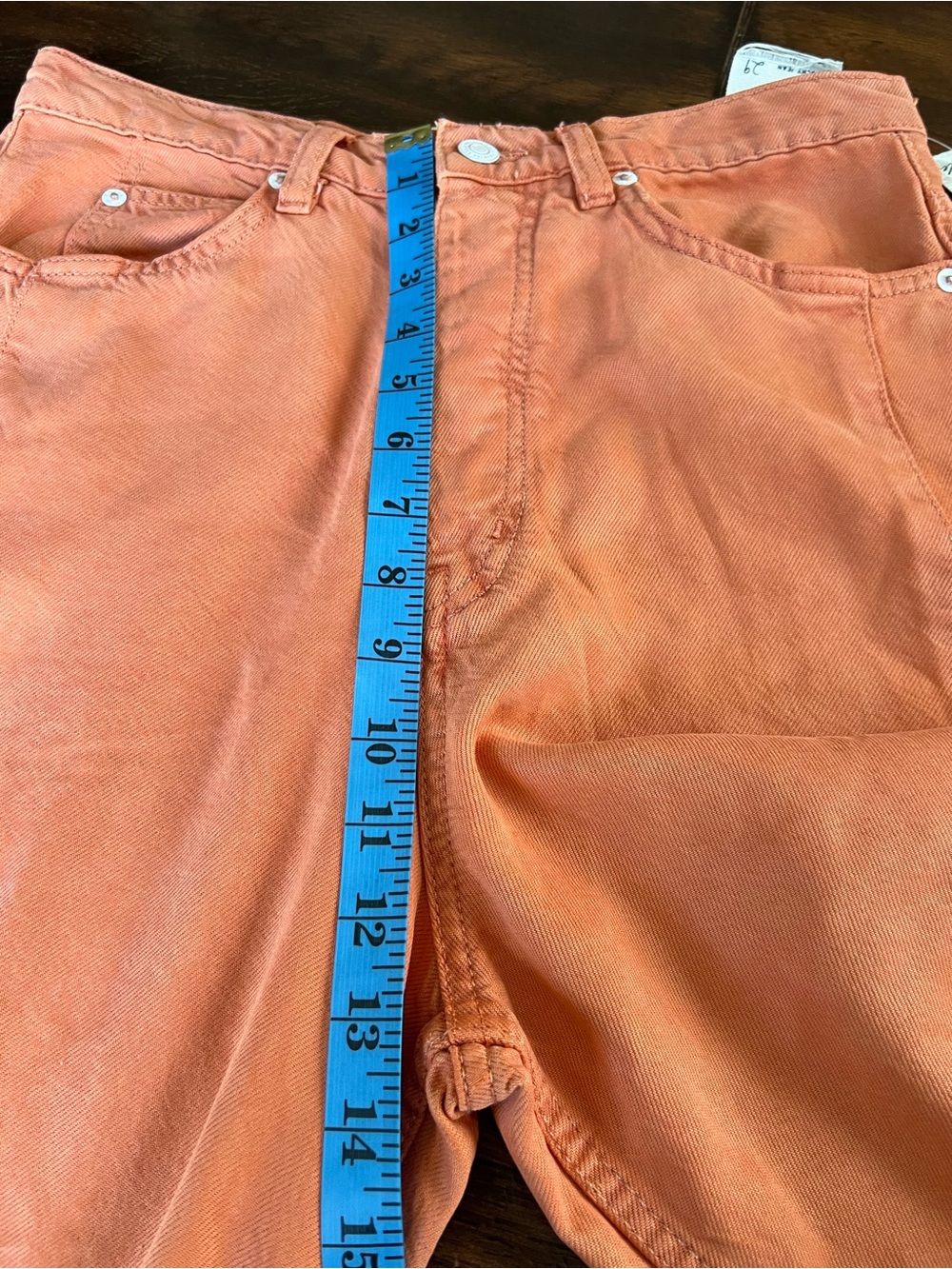 Free people We The Free NWT Old West Slouchy Jeans Women’s 29 Orange High Rise - Picture 11 of 16